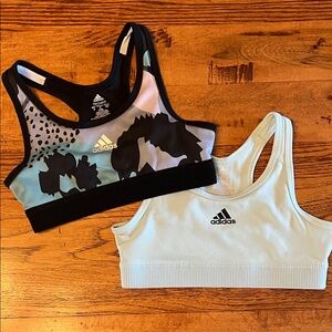 adidas Girls TechFit Sports Bras - Set of 2